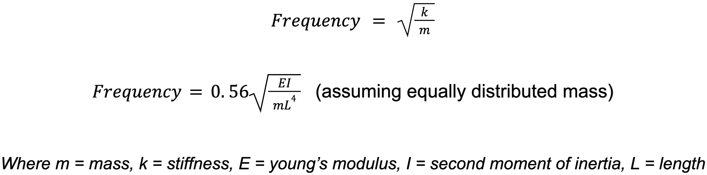 drone vibration formulas