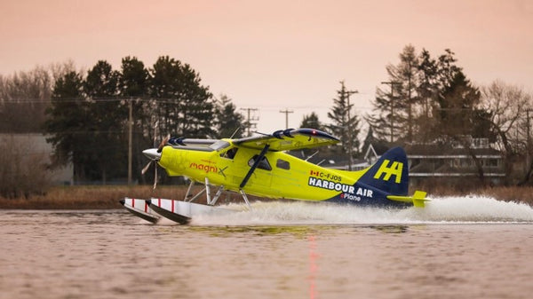 Harbour Air electric Beaver taking off