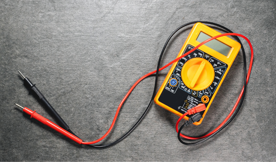 test motor winding resistance multimeter