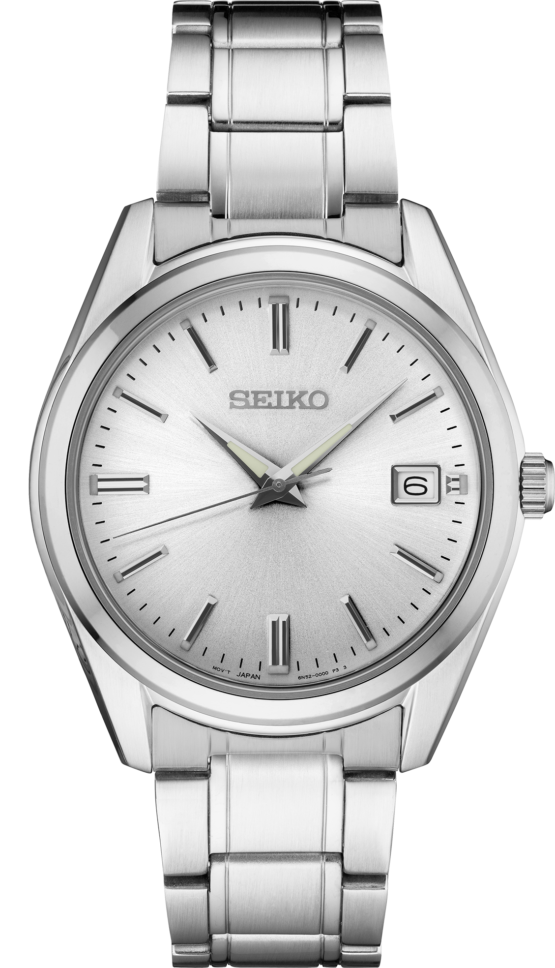 Seiko Men's Essentials Stainless Steel Watch with Silver Dial - SUR307 –  Security Jewelers Duluth, MN
