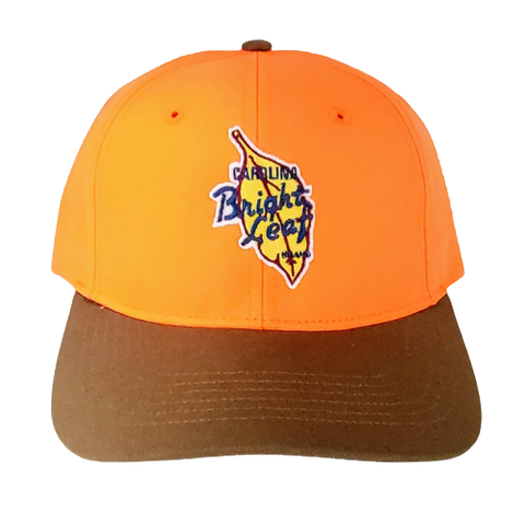 bright leaf hat orange brown