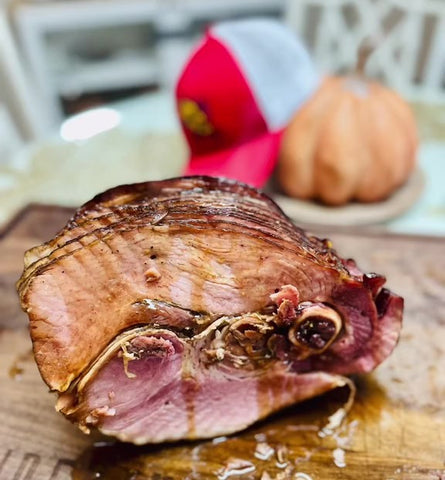 bright leaf spiral sliced ham smoked thanksgiving