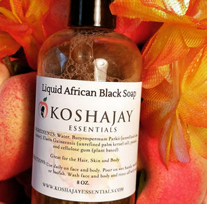 liquid african black soap