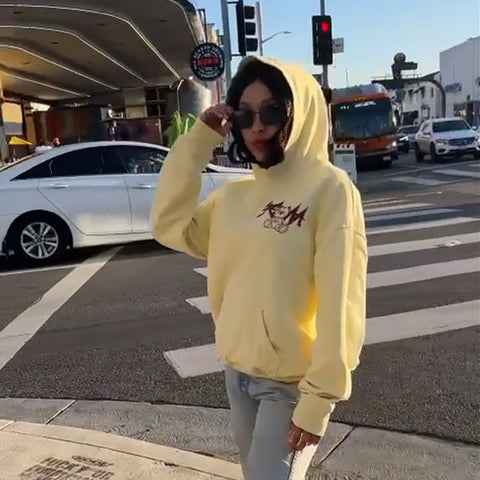 Asia harmony with the Good Lord hoodie on