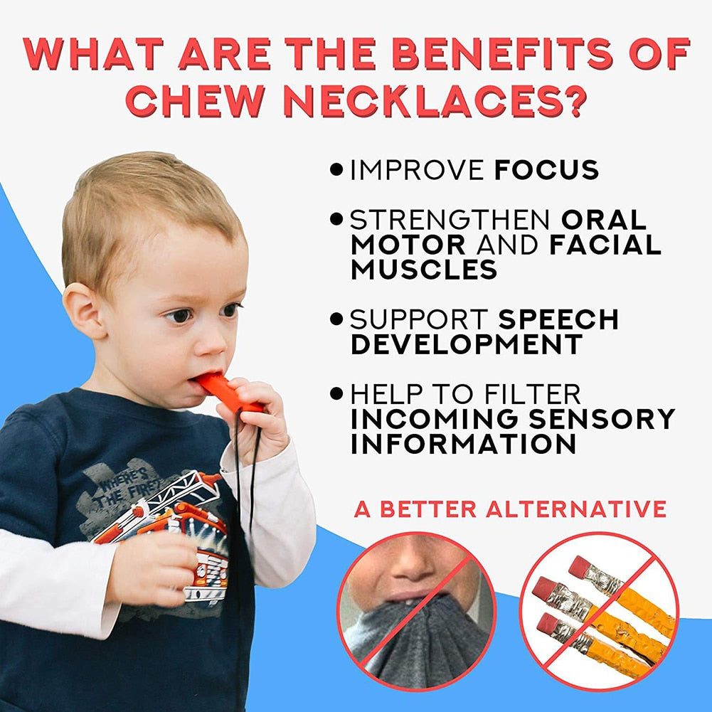 toddler sensory chew necklace