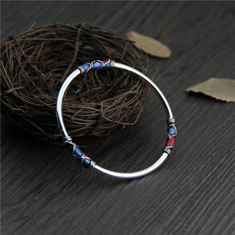 sterling silver bangle bracelets for women