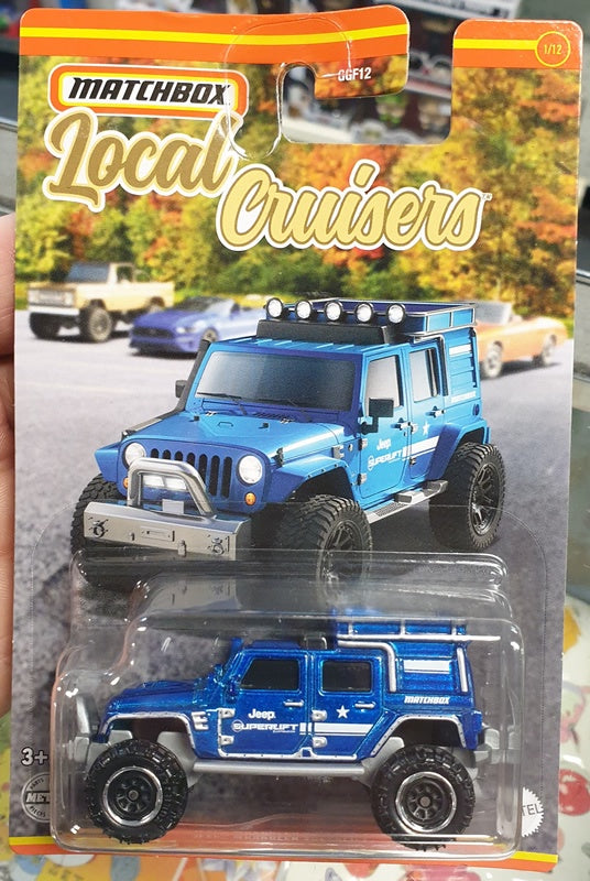 Matchbox - Local Cruisers - Jeep Wrangler Superlift - Dark Blue – Relove  Oxley / Relove Vinyl