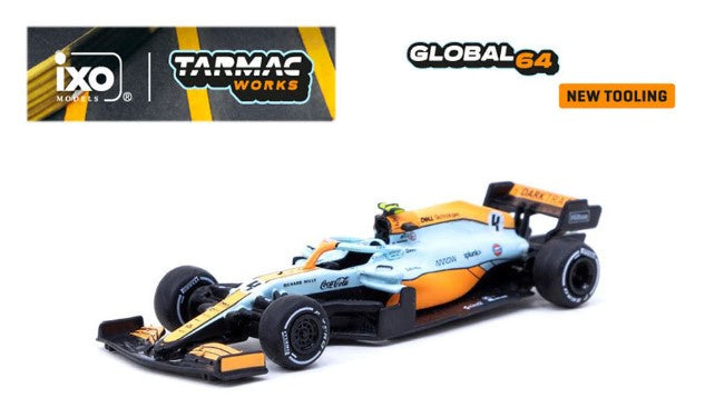 Tarmac Works - 2021 Lando Norris MCL35M - Monaco F1 Grand Prix Gulf Li ...