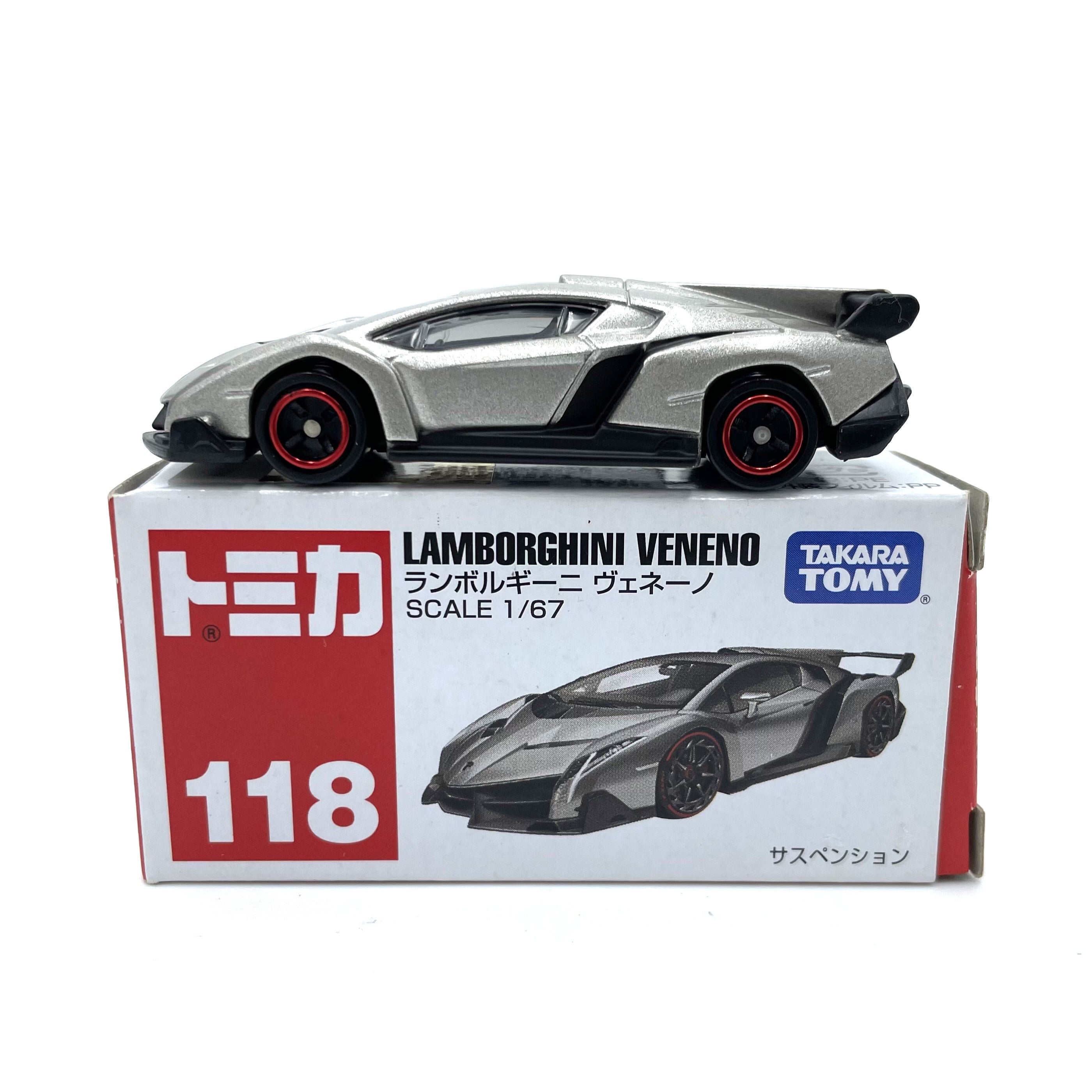 Takara Tomy Tomica - Lamborghini Veneno #118 – Relove Oxley - Vintage,  Vinyl & Collectibles