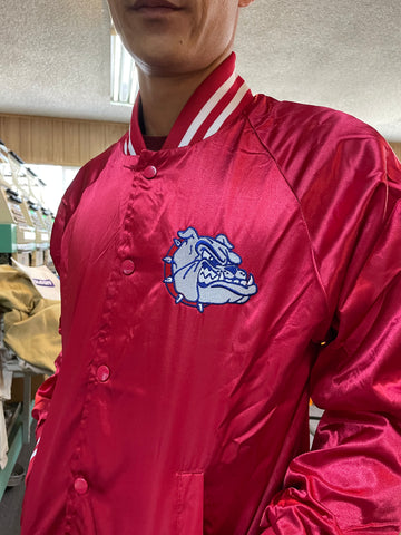 Custom Embroidered Satin Baseball Jacket