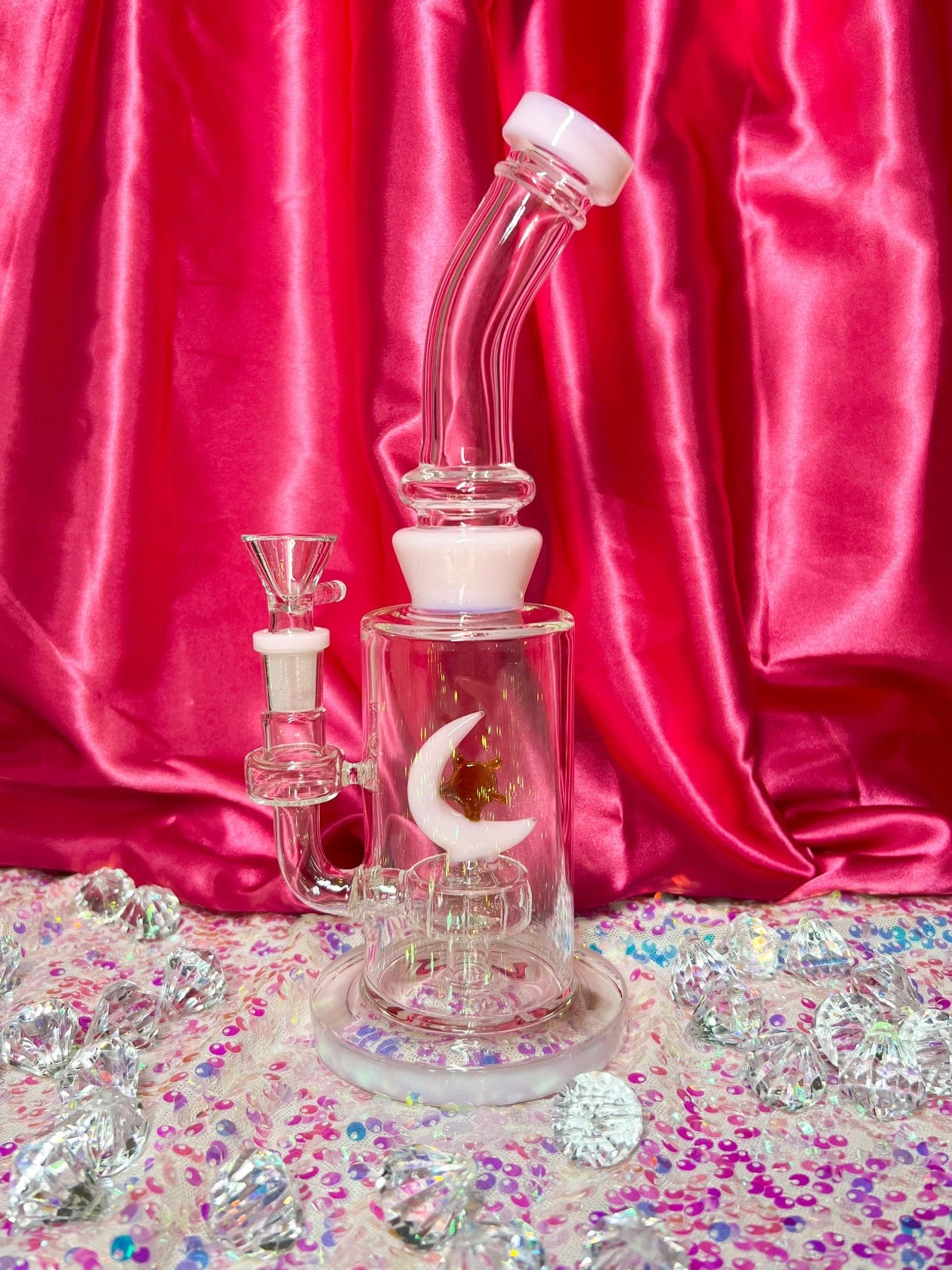 Glass Smoking Pipe Rose, Glass Smoking Pipe, Hand Blown Pipe, Glass Pi –  Apollo Glassworks