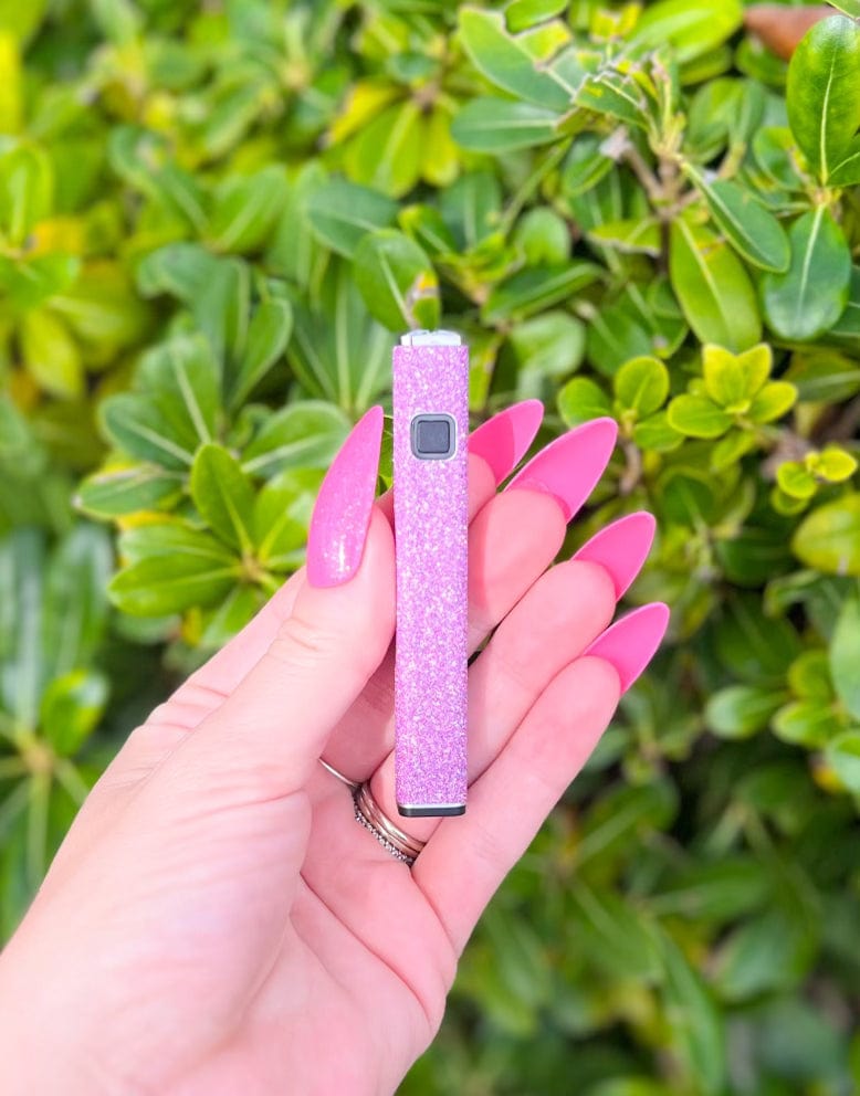 Pink Vape Pen, Custom-Wrapped Batteries