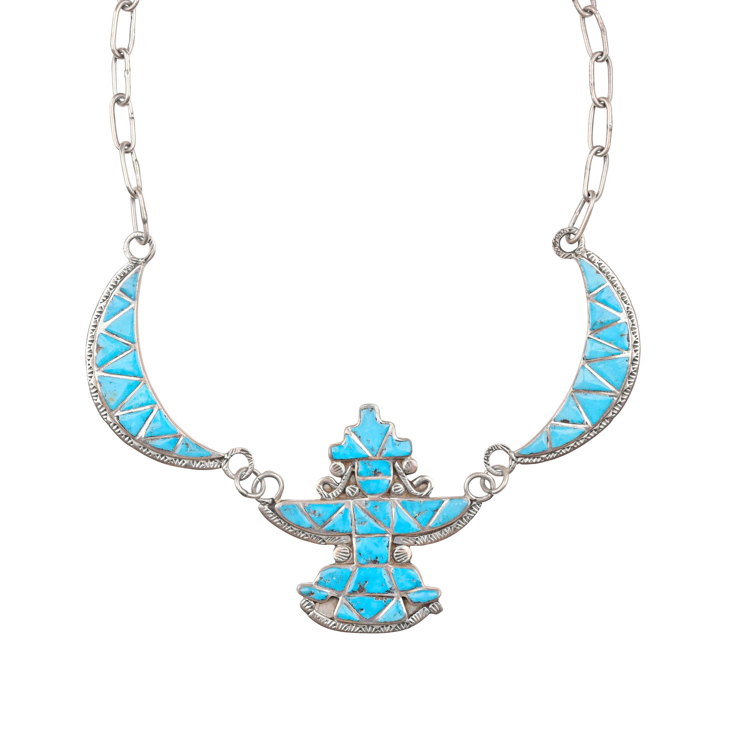 The Tullo Turquoise Ribbon Necklace, 4