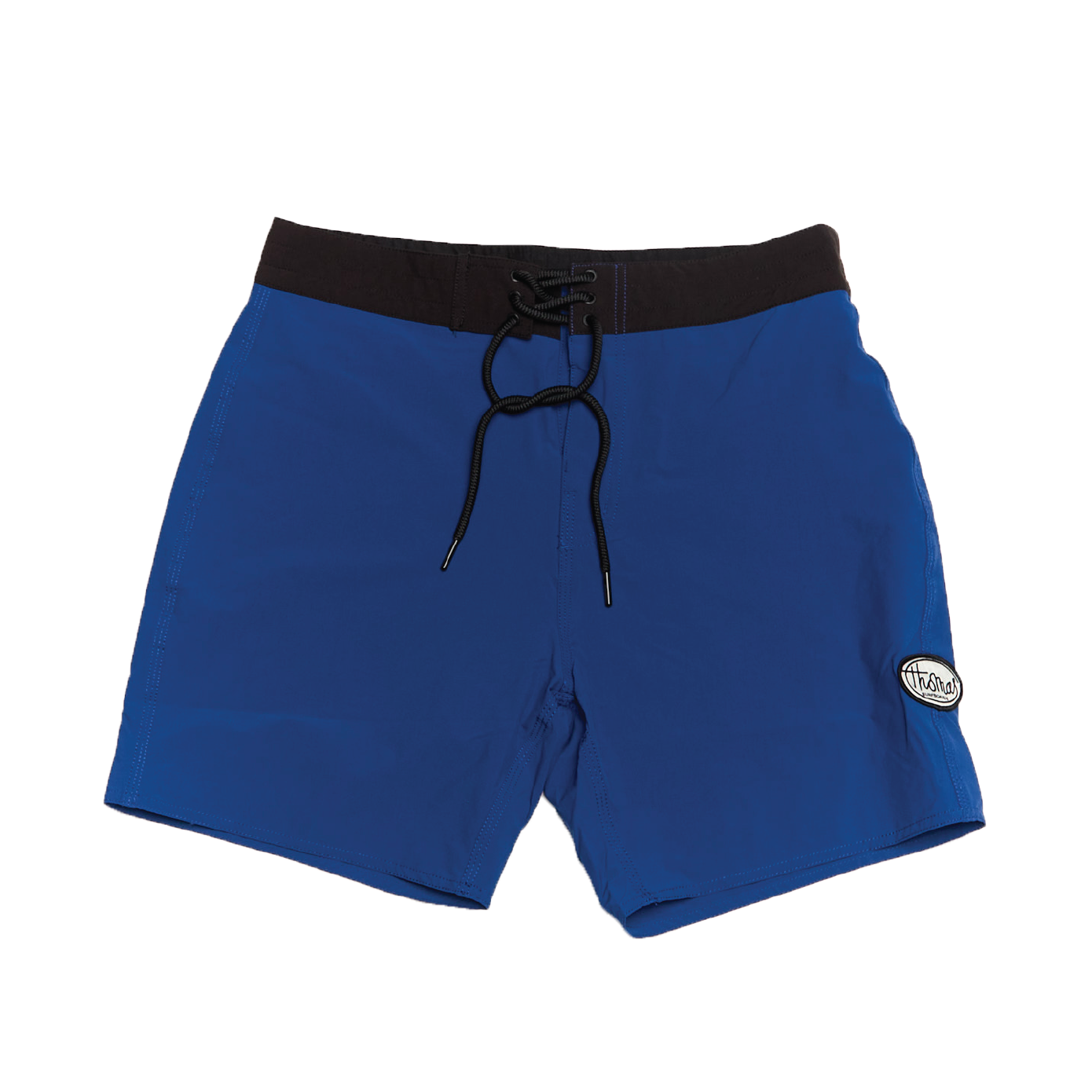 Image of Thomas Navy with Black Waistband Board Short