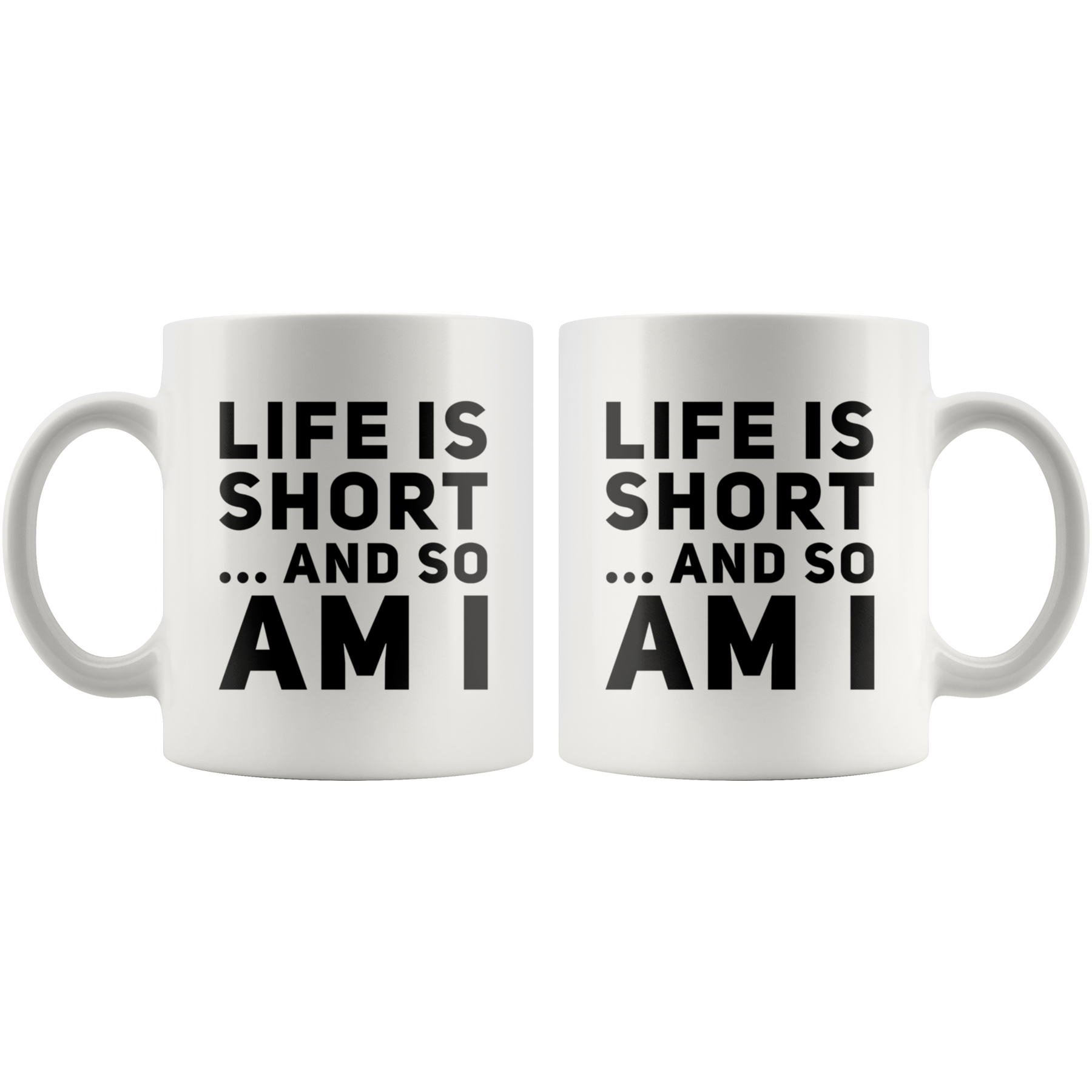 caribou coffee mug life is short