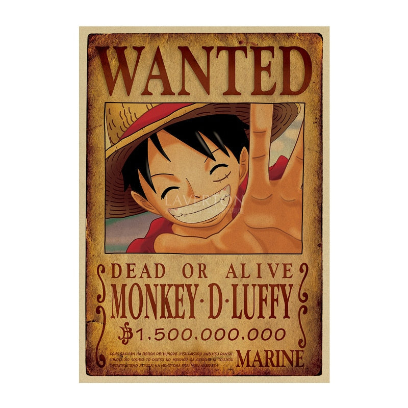 25+ Inspirasi Keren Monkey D Luffy Wanted Poster 15 Billion