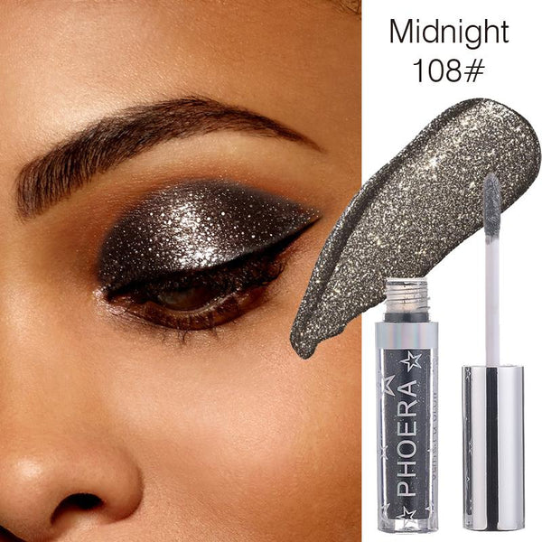 Phoera Liquid Eyeliner Glitter Glow 8