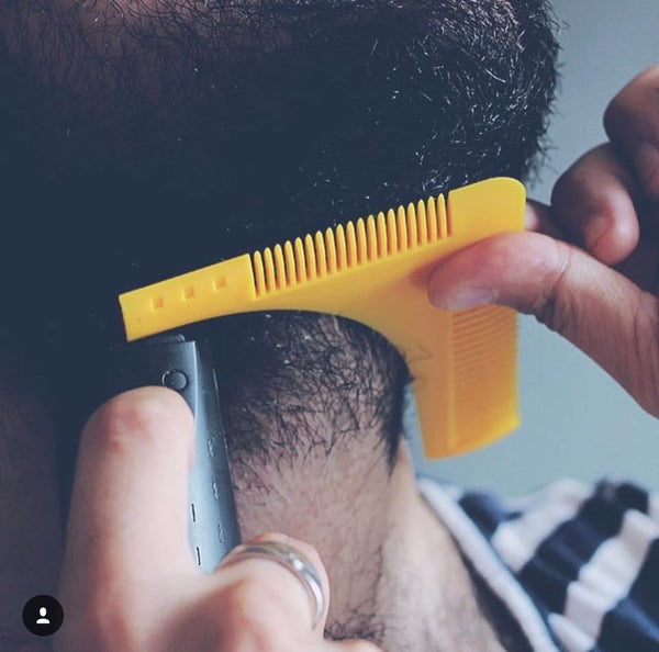 Groomarang Beard Shaping & Styling Template Comb 9