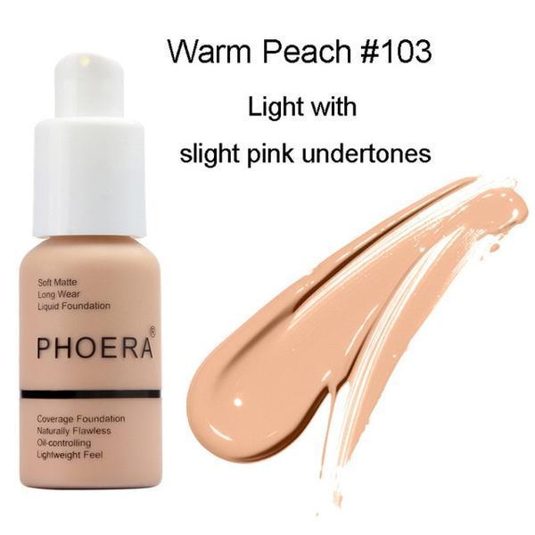 Phoera Flawless Matte Liquid Foundation 14