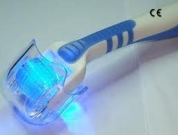 Professional Blue Light LED Titanium Microneedle Derma Roller 1