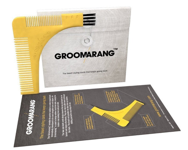 Groomarang Beard Shaping & Styling Template Comb 1