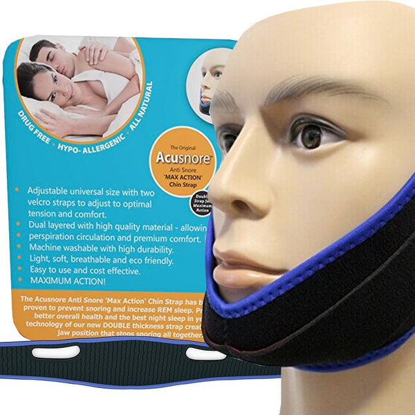 Acusnore Anti Snoring Double Support Max Action Chin Strap 2