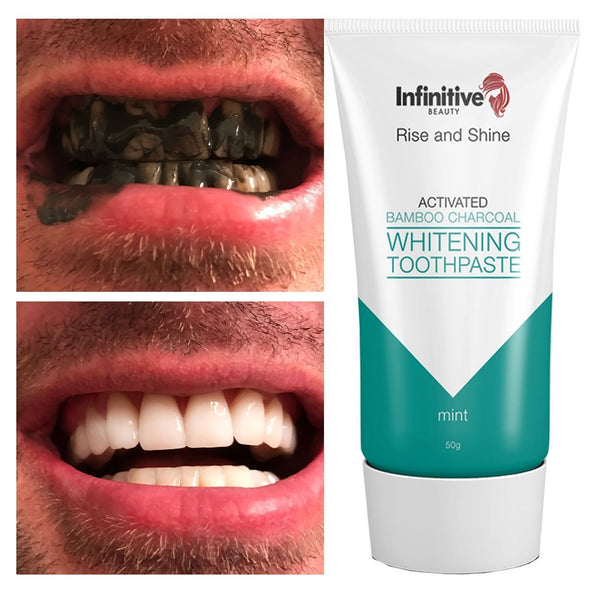 Infinitive Beauty Rise And Shine Activated Bamboo Charcoal Whitening Toothpaste 3