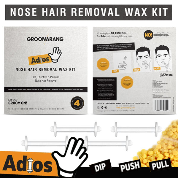 Groomarang Adios Nose Hair Removal Wax Kit 4