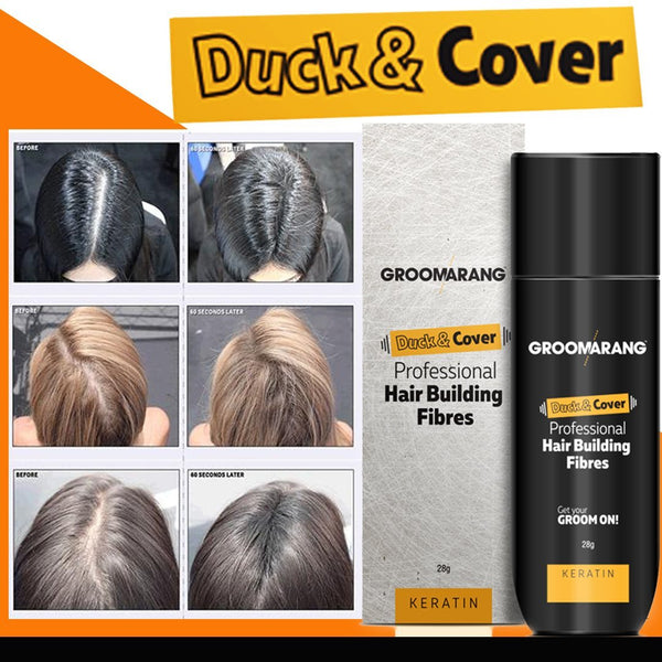 Groomarang Duck & Cover Professional Keratin Hair Building Fibres 28g 6