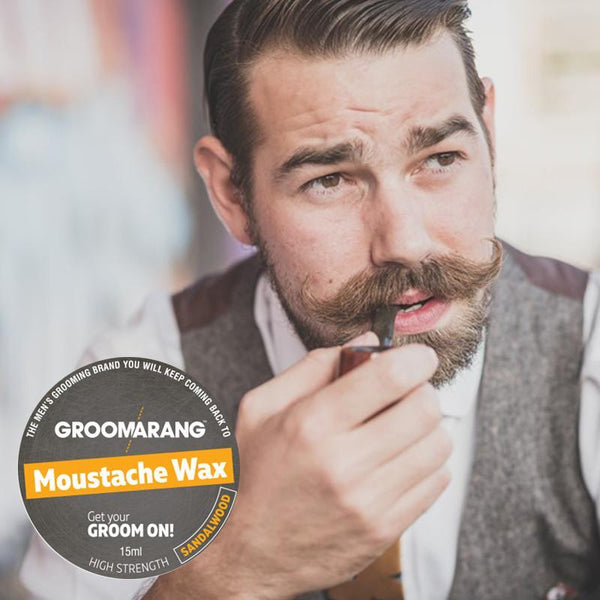 Groomarang Sandalwood Moustache Wax 15ml 4