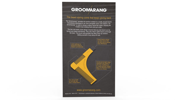 Groomarang Beard Shaping & Styling Template Comb 6