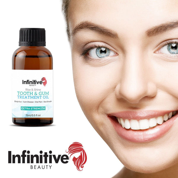 Infinitive Beauty Rise & Shine Extra Strength Tooth and Gum Treatment Oil 4