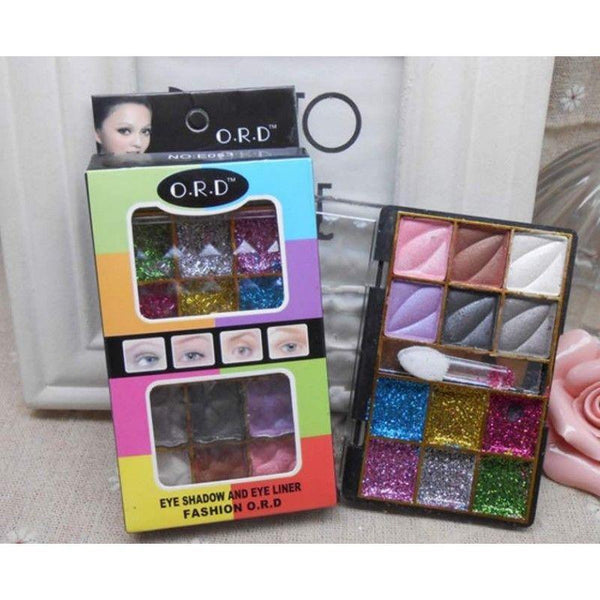 12pc Eyeshadow & Eyeliner Palette Set 0