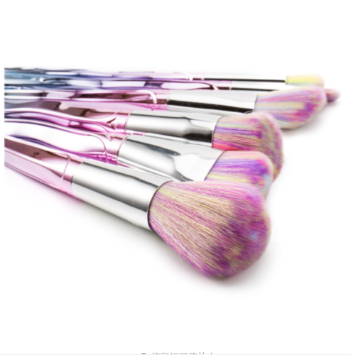 7PCS Twist Pink Diamond Makeup Brush Set 4