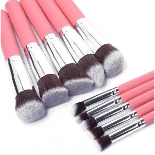 Glamza Pink Brush Set 10pc 2