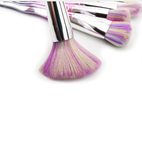 7PCS Twist Pink Diamond Makeup Brush Set 5