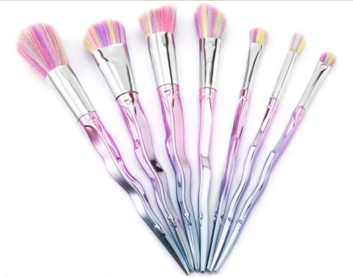 7PCS Twist Pink Diamond Makeup Brush Set 6
