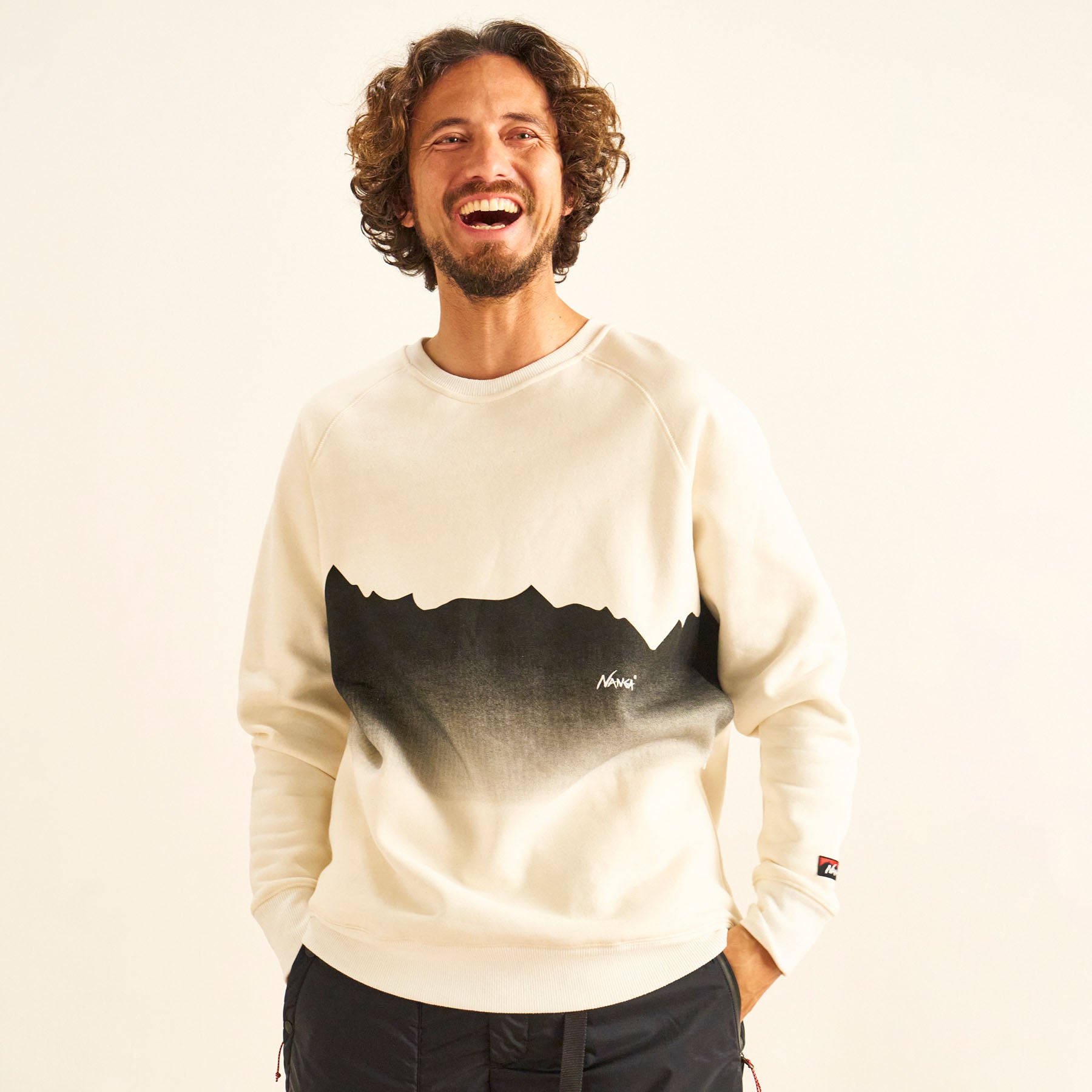 NANGA ECO HYBRID RIDGE LINE SWEATSHIRT