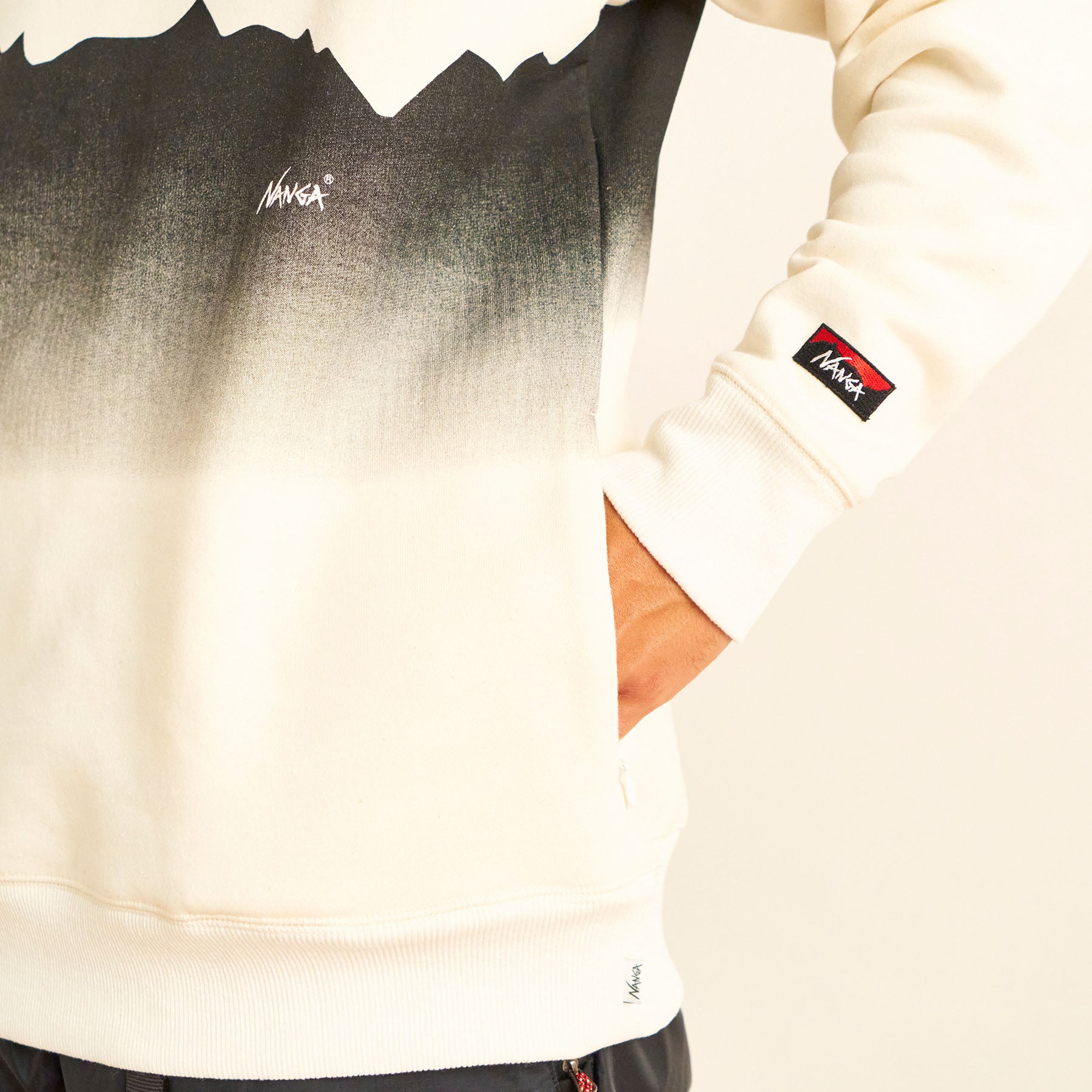 NANGA ECO HYBRID RIDGE LINE SWEATSHIRT