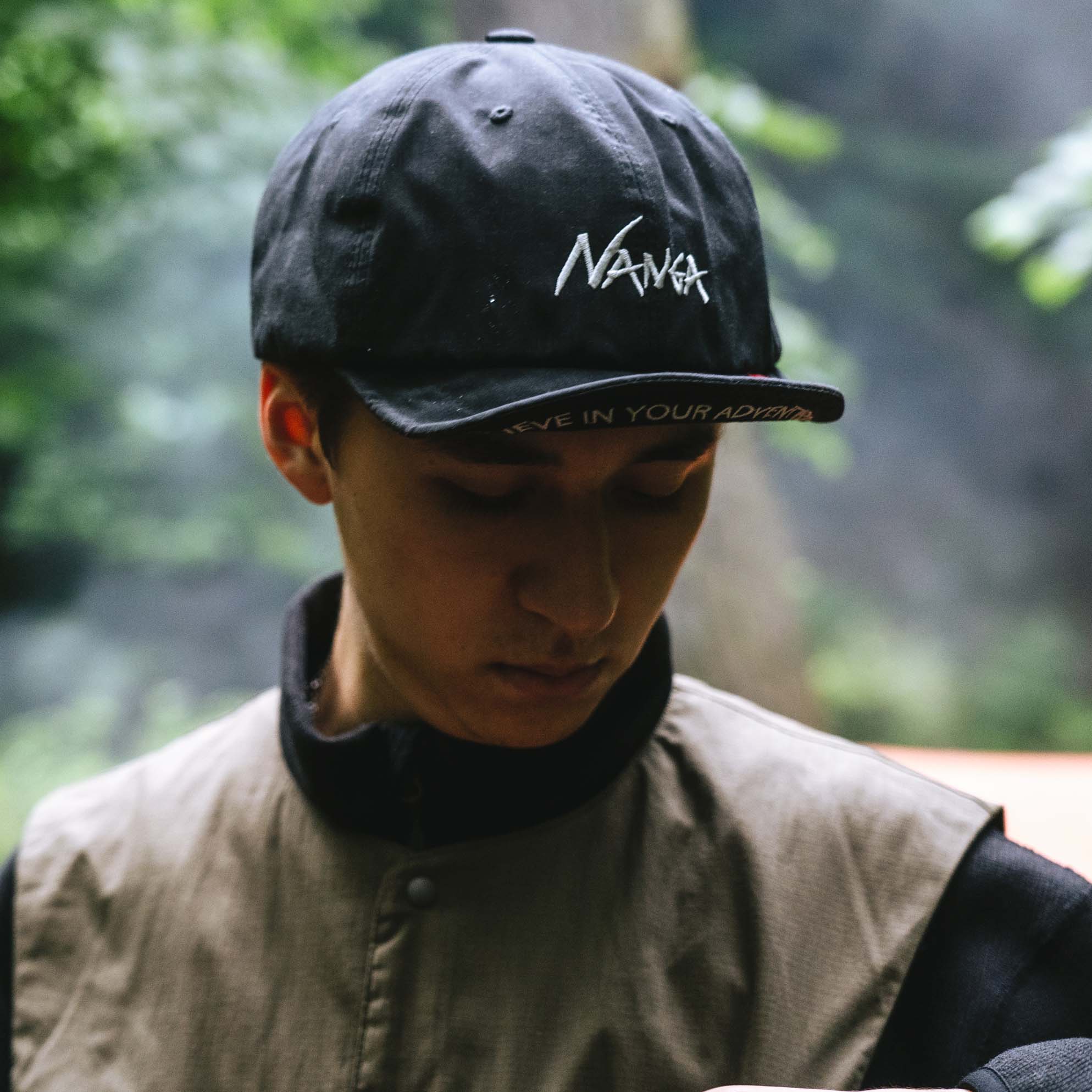 SALE／71%OFF】 Nanga x clef TAKIBI WIRED CAP ダークブラウン kids