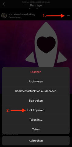 Instagram: URL kopieren – so funktioniert es ›