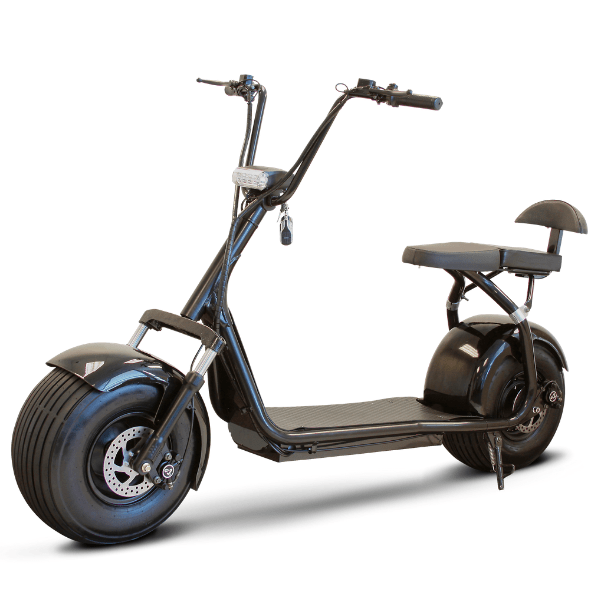 EWheels EW-08 Fat Tire Electric Scooter Black Body / Black Fender / Free Curbside Delivery + $0.00 / No additional option + $0.00