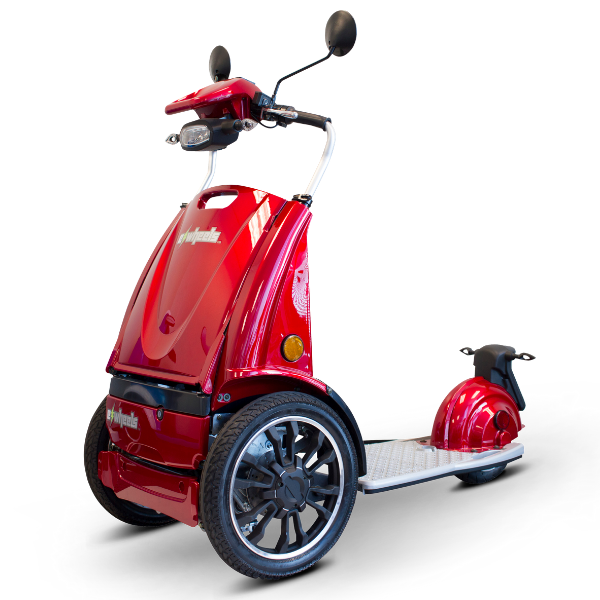 EWheels EW-77 Three Wheel Edge Scooter Red / Free Curbside Delivery + $0.00 / No additional option + $0.00