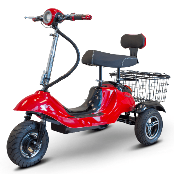 EWheels EW-19 Sporty Scooter Red / Free Curbside Delivery + $0.00 / No additional option + $0.00
