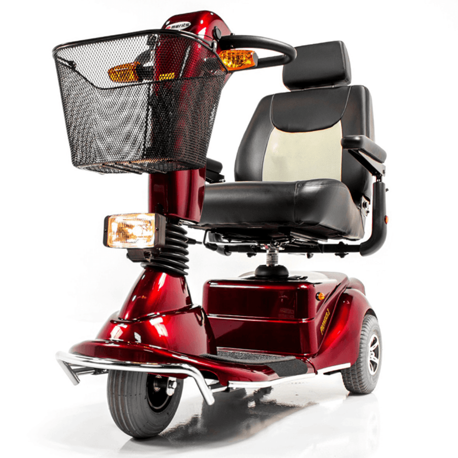 Merits Health S131 Pioneer 3 Mobility Scooter Red