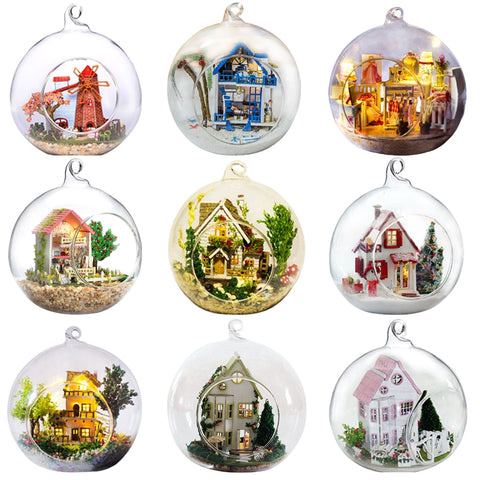 miniature glass christmas ball ornaments