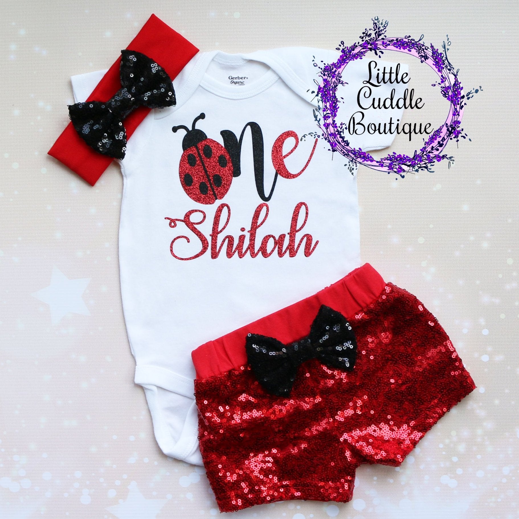 ladybug 1st birthday shirt