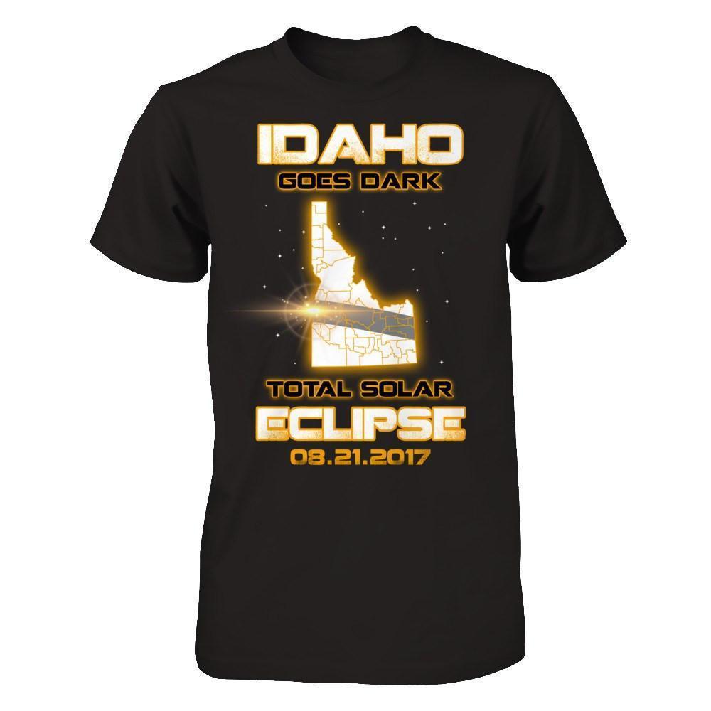 Outstanding Idaho Goes Dark Total Solar Eclipse August 21 2017 Shirts