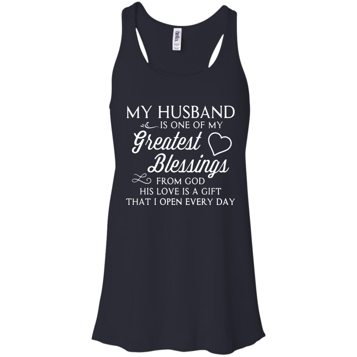 Cover Your Body With Amazing Shirt Cover Your Body With Amazing My Husband Is One Of My Greatest Blessings From God Shirt Racerback Tank