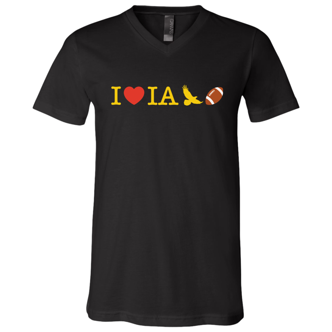 Top Sale I Heart Iowa Football Unisex T-shirt